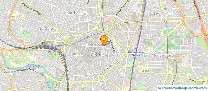 localisation de l'entreprise MADAME CLAUDINE VINCENOT  DIJON