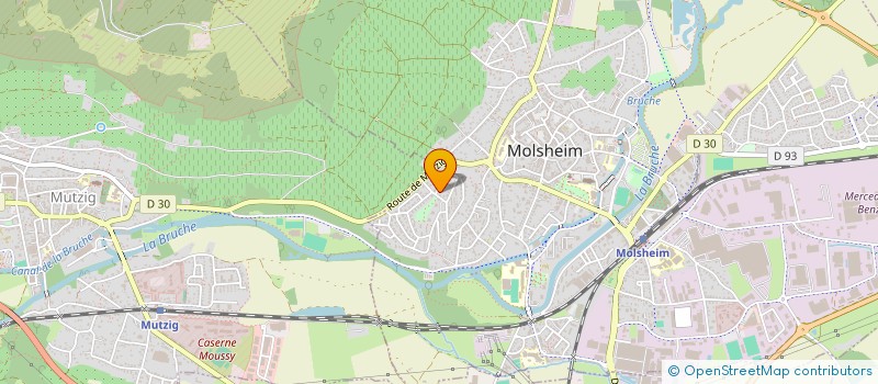 localisation de l'entreprise MADAME CLAUDINE WAEFFLER  GRENDELBRUCH