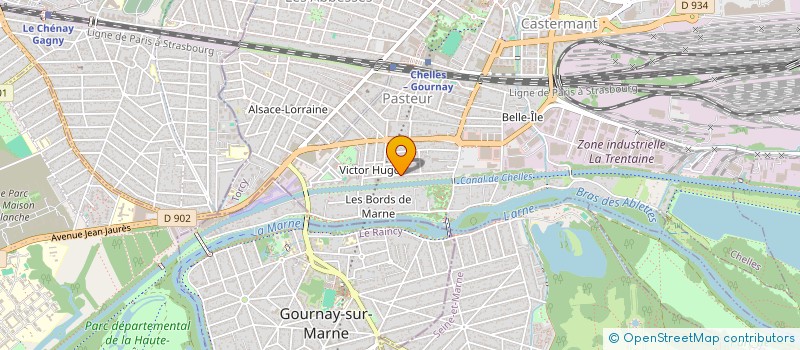localisation de l'entreprise MADAME CLAUDINE YAFIA à CHELLES