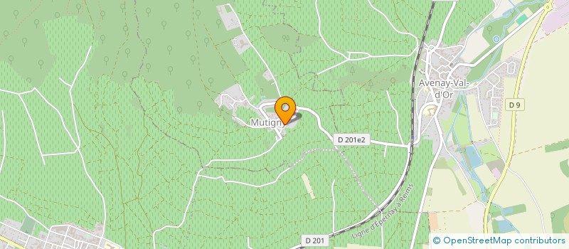 localisation de l'entreprise MADAME CLAUDINE ZIMMERLIN  MUTIGNY