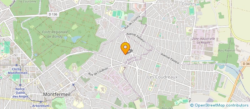 localisation de l'entreprise MADAME CLAUDINEI FERREIRA SILVA  MONTFERMEIL