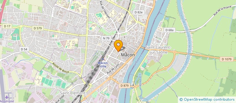 localisation de l'entreprise MADAME CLAUDRANCE AMONA NDALLA à MACON