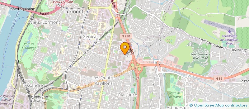 localisation de l'entreprise MADAME CLAUTILDE MAMBOU  LORMONT