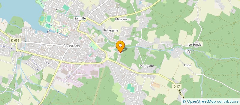 localisation de l'entreprise MADAME CLEA BREBION  SOUSTONS