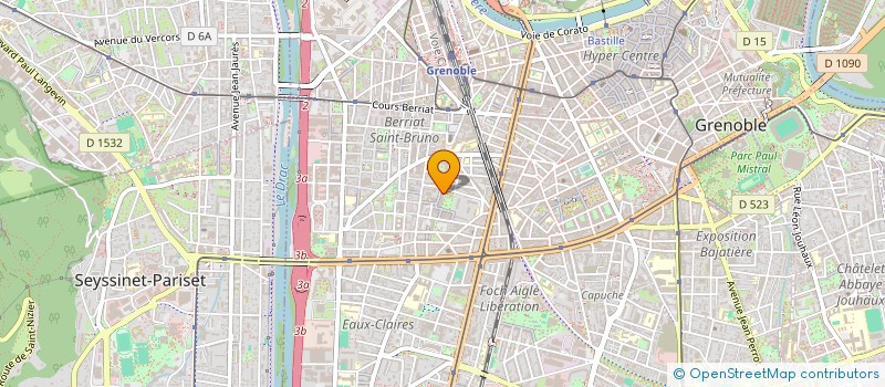 localisation de l'entreprise MADAME CLEA BRUNEL  GRENOBLE