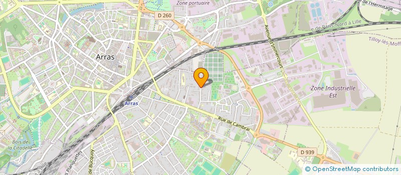 localisation de l'entreprise MADAME CLEA CITERNE à ARRAS