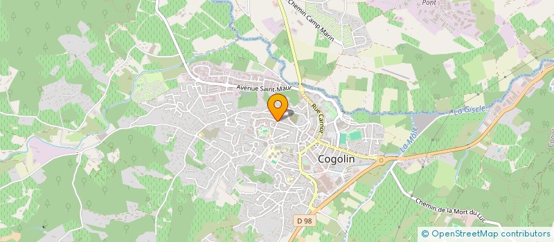 localisation de l'entreprise MADAME CLEA DAGNEAU à COGOLIN