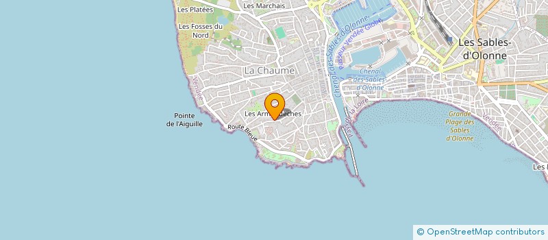 localisation de l'entreprise MADAME CLEA DEFLANDRE  LES SABLES-D'OLONNE