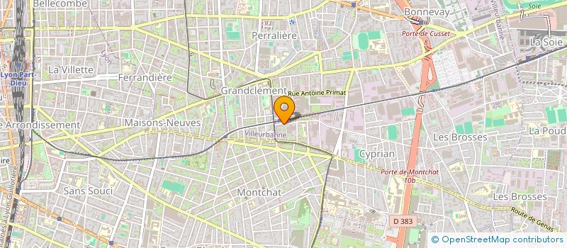 localisation de l'entreprise MADAME CLEA DI FABIO  VILLEURBANNE