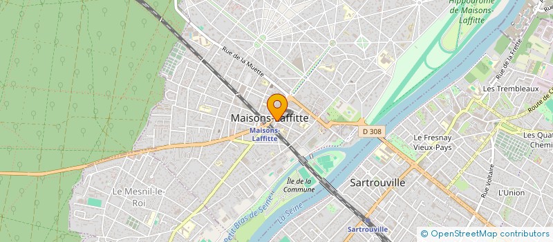 localisation de l'entreprise MADAME CLEA FACON  MAISONS-LAFFITTE