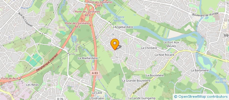 localisation de l'entreprise MADAME CLEA FOUGERE  VERTOU