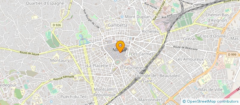 localisation de l'entreprise MADAME CLEA GIL PEREIRA  NIMES