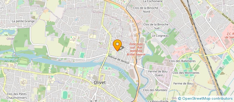 localisation de l'entreprise MADAME CLEA LABE  OLIVET