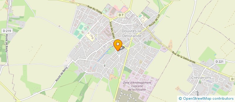 localisation de l'entreprise MADAME CLEA MARIE  DOUVRES-LA-DELIVRANDE