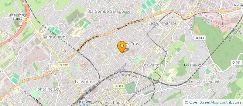 localisation de l'entreprise MADAME CLEA MARSEGUERRA  BESANCON