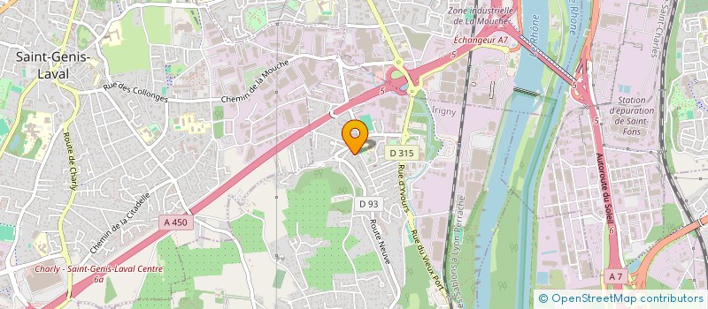 localisation de l'entreprise MADAME CLEA MOLINARI  IRIGNY