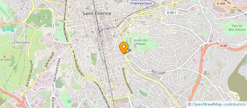 localisation de l'entreprise MADAME CLEA PAUGAM à SAINT-ETIENNE