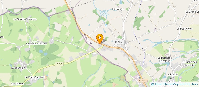 localisation de l'entreprise MADAME CLEA RAMOS NAUDET à AIGURANDE