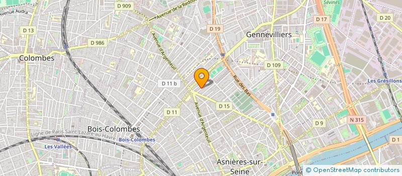 localisation de l'entreprise MADAME CLEIDIRA BORGES MONTEIRO à ASNIERES-SUR-SEINE