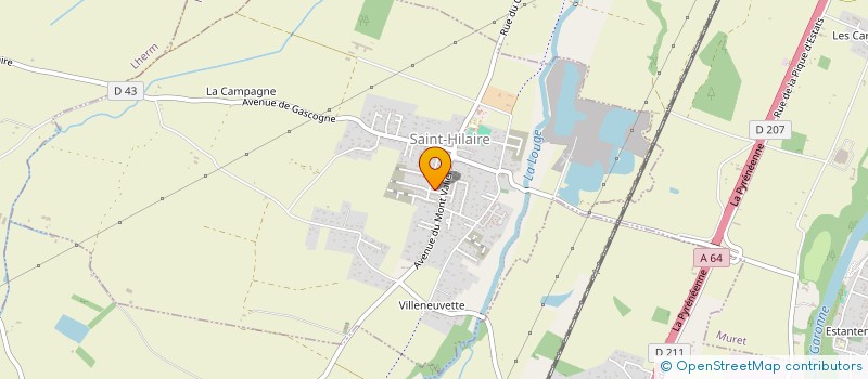 localisation de l'entreprise MADAME CLEIDIVANA BARBOSA  CUGNAUX