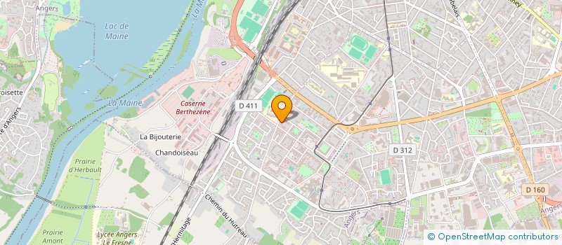 localisation de l'entreprise MADAME CLEIDY FERNANDES PEREIRA  ANGERS