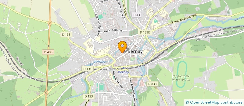 localisation de l'entreprise MADAME CLEITIANE DOS SANTOS DA SILVA à BERNAY