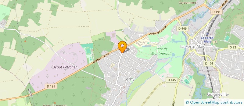 localisation de l'entreprise MADAME CLELIA ALBERNAZ  CERNY