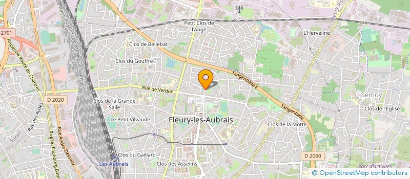 localisation de l'entreprise MADAME CLELIA BATAILLE à FLEURY-LES-AUBRAIS