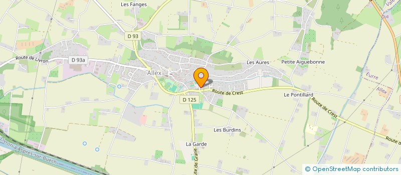 localisation de l'entreprise MADAME CLELIA BERNE  ALLEX