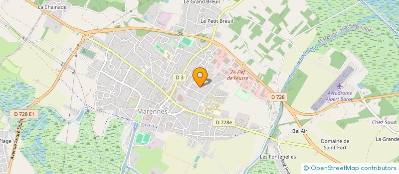 localisation de l'entreprise MADAME CLELIA BRODEAU  MARENNES-HIERS-BROUAGE