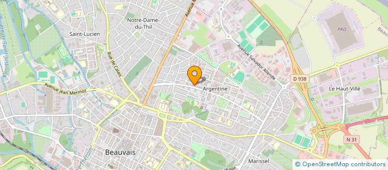 localisation de l'entreprise MADAME CLELIA BROUTELAND  BEAUVAIS