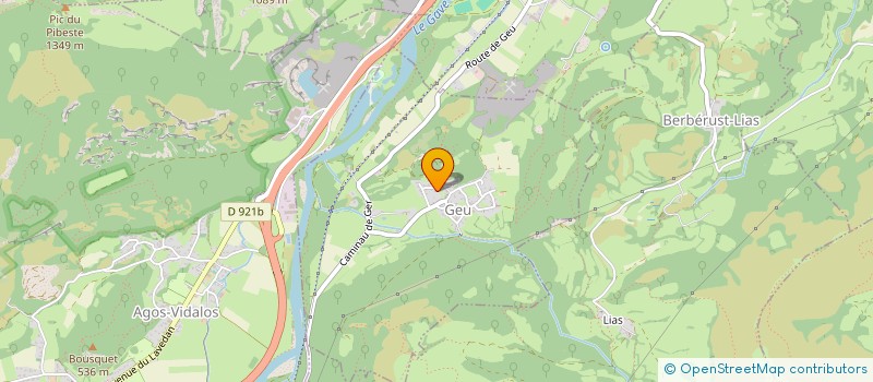 localisation de l'entreprise MADAME CLELIA CHAMBESLIN  GEU