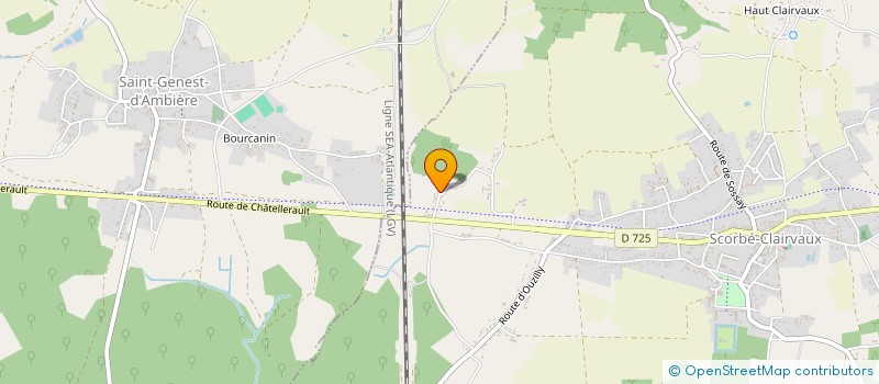 localisation de l'entreprise MADAME CLELIA CHEF  SCORBE-CLAIRVAUX