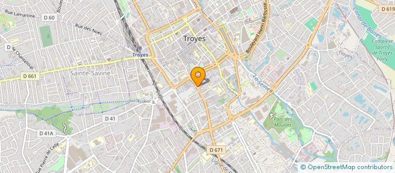 localisation de l'entreprise MADAME CLELIA COUCHOT à TROYES
