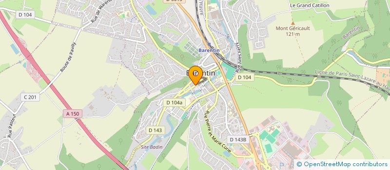 localisation de l'entreprise MADAME CLELIA DEJEAN  BARENTIN