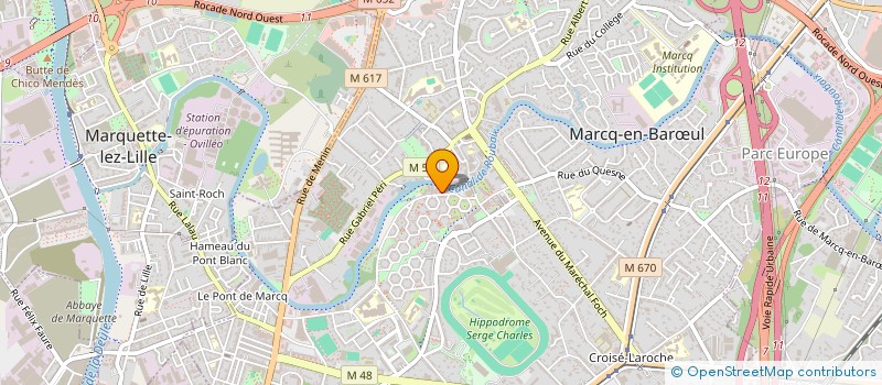 localisation de l'entreprise MADAME CLELIA DEREUMAUX à MARCQ-EN-BARŒUL