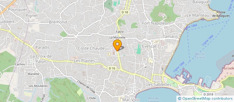 localisation de l'entreprise MADAME CLELIA DUFOUR à LA SEYNE-SUR-MER