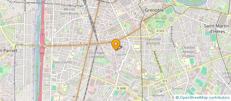 localisation de l'entreprise MADAME CLELIA FARNIER à GRENOBLE