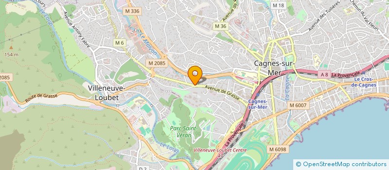 localisation de l'entreprise MADAME CLELIA FOUQUES à CAGNES-SUR-MER