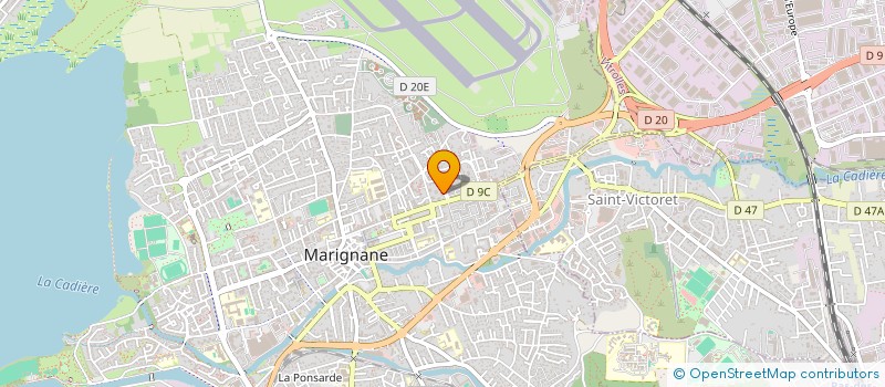 localisation de l'entreprise MADAME CLELIA GIRARD à MARIGNANE