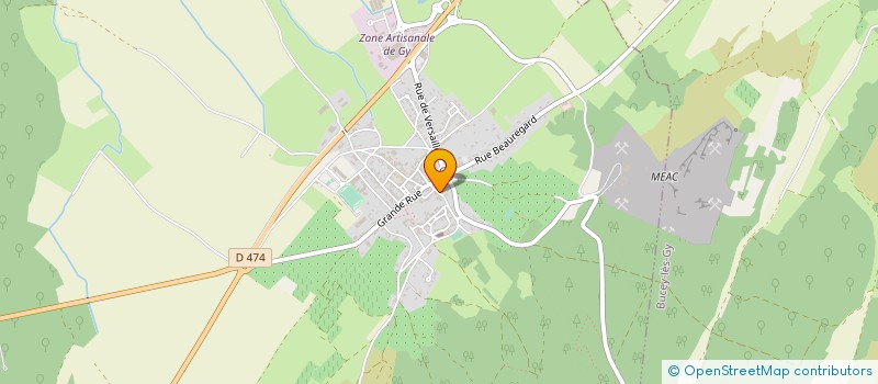 localisation de l'entreprise MADAME CLELIA GRILLON  COLOMBIER