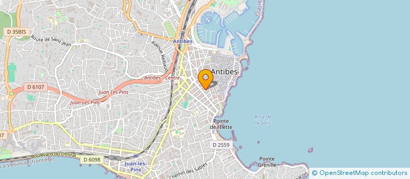 localisation de l'entreprise MADAME CLELIA JOUANNEL à ANTIBES