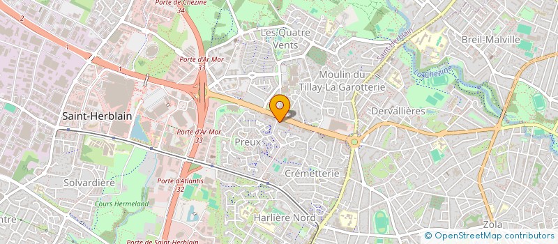 localisation de l'entreprise MADAME CLELIA LEPOUTRE  SAINT-HERBLAIN