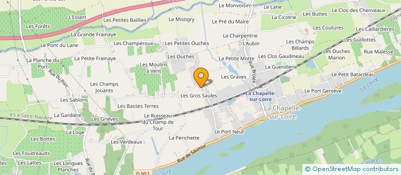 localisation de l'entreprise MADAME CLELIA MONTERROSO  LA CHAPELLE-SUR-LOIRE