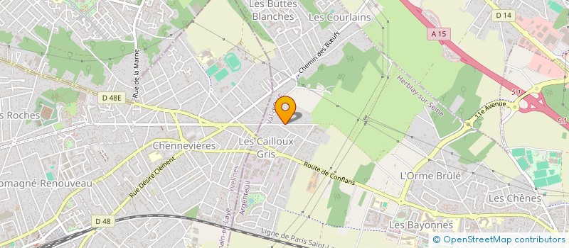 localisation de l'entreprise MADAME CLELIA MOREL  HERBLAY-SUR-SEINE