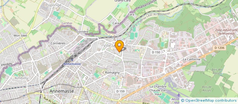 localisation de l'entreprise MADAME CLELIA PERFETTI  VILLE-LA-GRAND