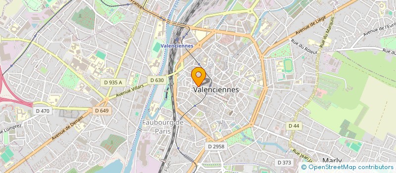 localisation de l'entreprise MADAME CLELIA PERRON à VALENCIENNES