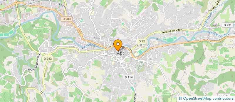 localisation de l'entreprise MADAME CLELIA PROVENZANO à APT