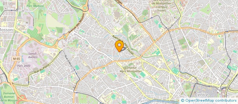 localisation de l'entreprise MADAME CLELIA ROUSSEL à MONTPELLIER