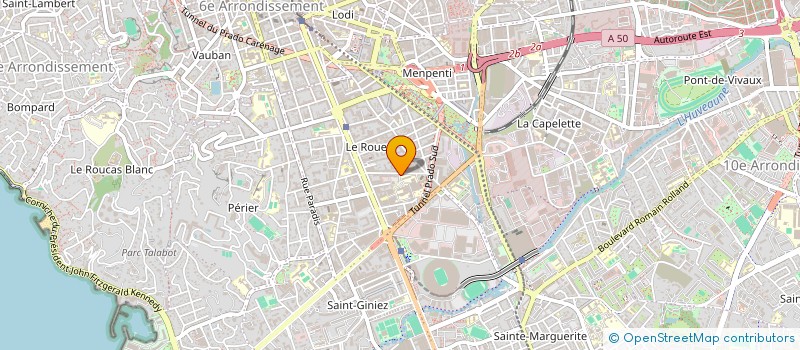 localisation de l'entreprise MADAME CLELIA SAINTOT à MARSEILLE